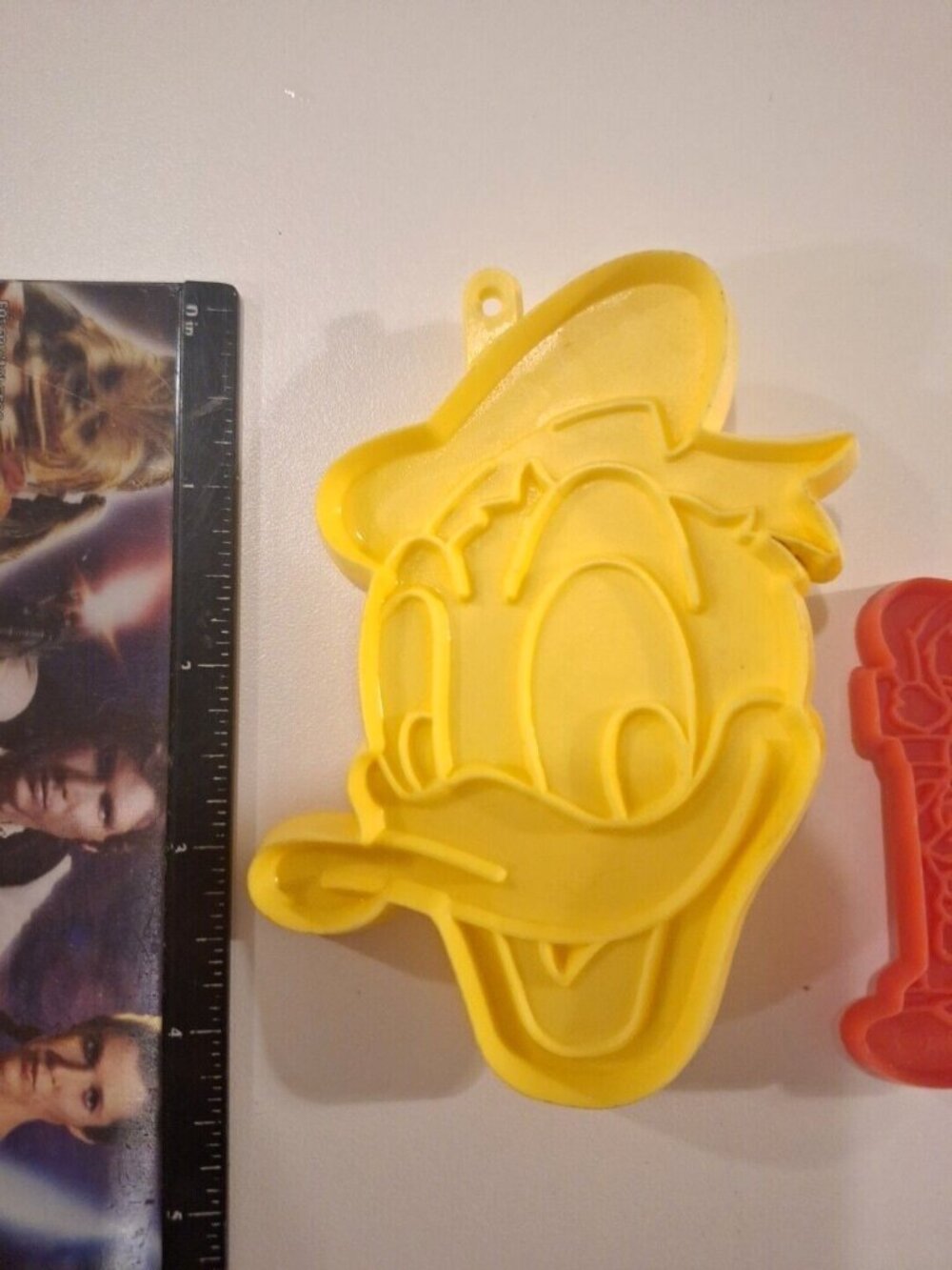 Disney Donald Duck Goofy Plastic Cookie Cutters Vintage 3 Lot Head Face - Picture 7 of 9